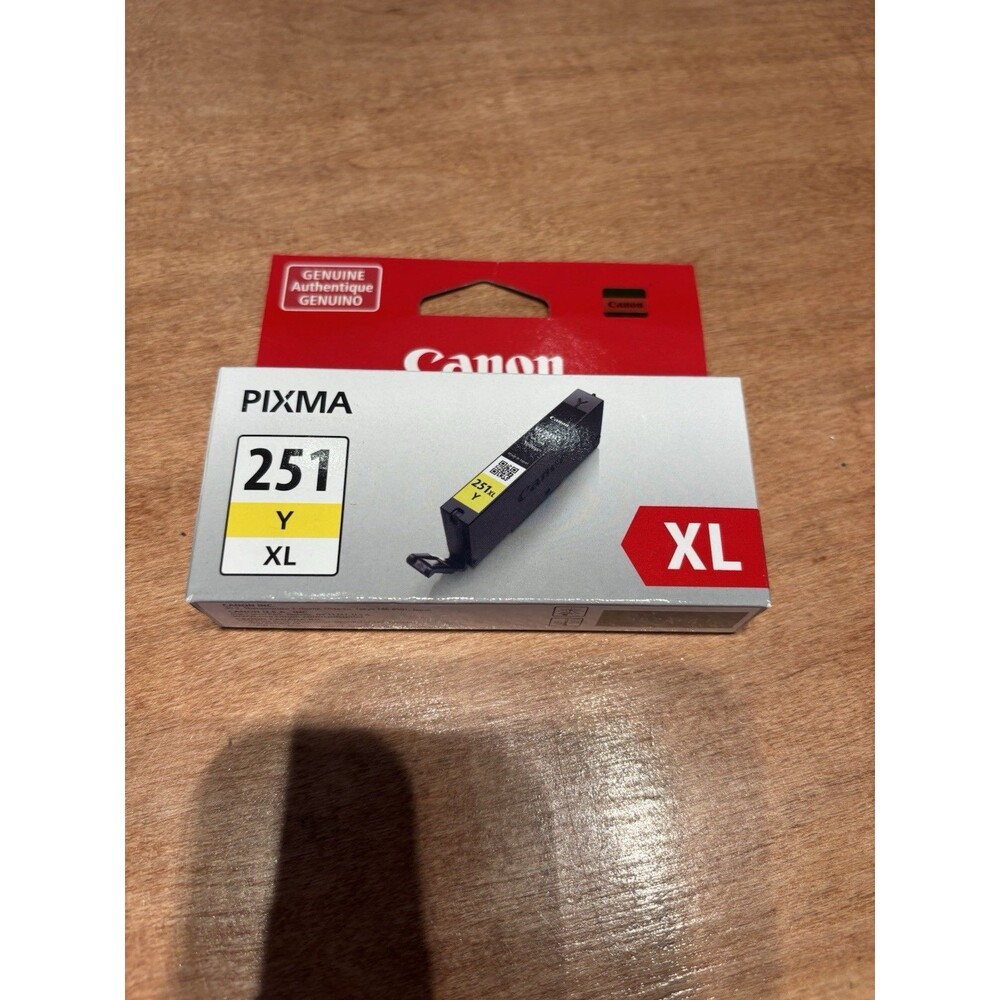 Genuine Canon Pixma 251 Y  XL Yellow Ink CLI-251